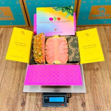 Easter Collection Pinkglow® Pink Pineapple Gift Box Pineapples Tropical Fruit Box